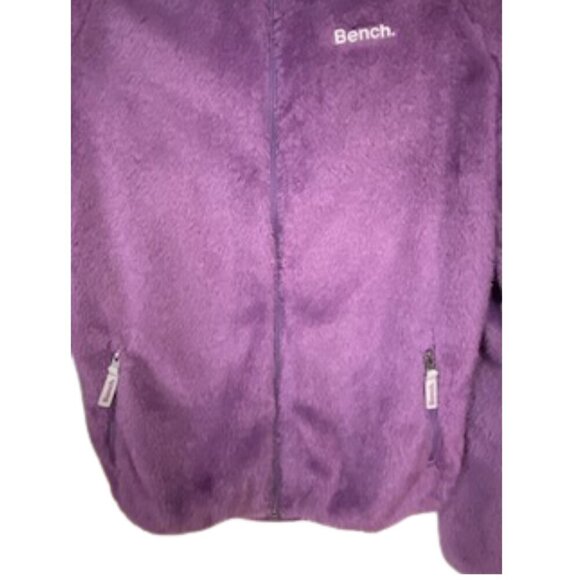 BENCH SOFT FAUX FUR JACKET GIRLS 12/14 - Picture 4 of 6